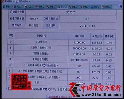 央視再曝平安車險(xiǎn)違規(guī)違法條款暗藏貓膩(圖)